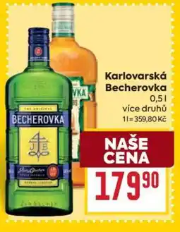 Billa Karlovarská Becherovka nabídka