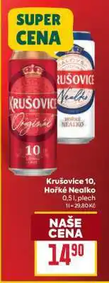 Billa Krušovice 10, Hořké Nealko nabídka