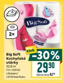 Billa Big Soft Kuchyňské utěrky nabídka