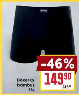 Billa Boxerky bambus nabídka