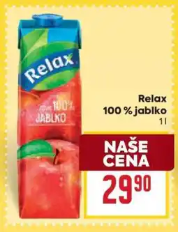Billa Relax 100% jablko nabídka