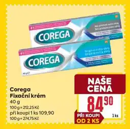 Billa Corega fixační krém nabídka