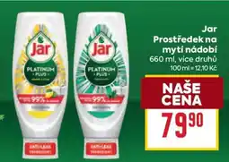 Billa JAR Prostředek na mytí nádobí nabídka
