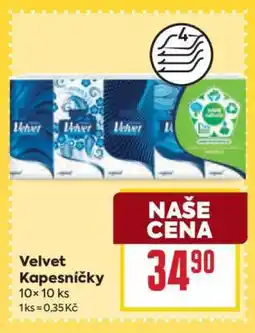 Billa Velvet Kapesníčky nabídka