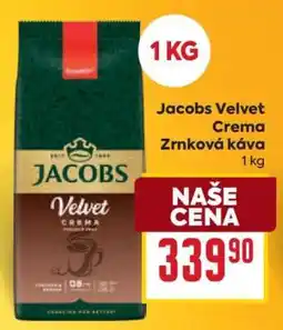 Billa Jacobs Velvet Crema Zrnková káva nabídka