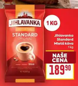 Billa Jihlavanka Standard mletá káva nabídka