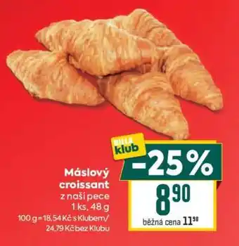 Billa Máslový croissant nabídka