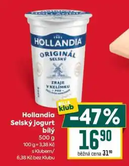 Billa Hollandia Selský jogurt bílý nabídka