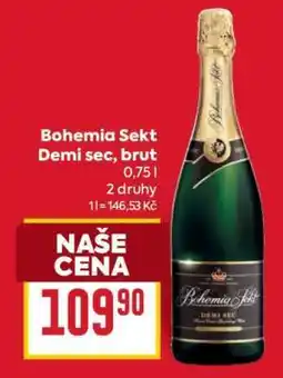 Billa Bohemia Sekt Demi sec, Brut nabídka