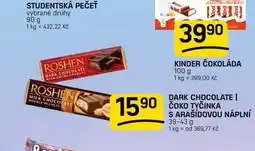 Flop DARK CHOCOLATE | ČOKO TYČINKA S ARAŠÍDOVOU NÁPLNÍ nabídka