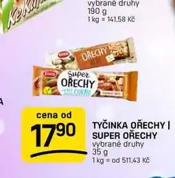Flop TYČINKA OŘECHY | SUPER OŘECHY vybrané druhy nabídka