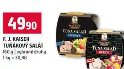 Terno F. J. KAISER TUŇÁKOVÝ SALÁT 160 g vybrané druhy nabídka