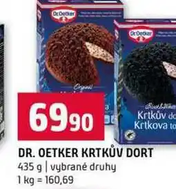 Terno DR. OETKER KRTKŮV DORT 435 g vybrané druhy nabídka
