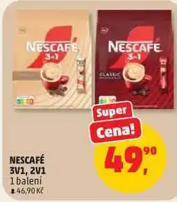 Penny Market NESCAFÉ 3V1, 2V1, 1 balení nabídka
