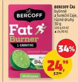 Penny Market BERCOFF ČAJ bylinné a funkční čaje, různé druhy nabídka