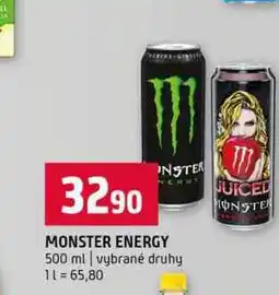 Terno MONSTER ENERGY 500 ml vybrané druhy nabídka