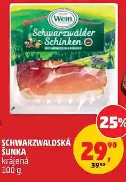 Penny Market SCHWARZWALDSKÁ ŠUNKA krájená nabídka