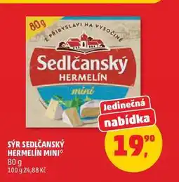 Penny Market Sedlčanský hermelín mini nabídka