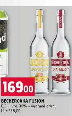 Terno BECHEROVKA FUSION 0,5l vol. 30% vybrané druhy nabídka