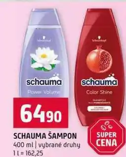 Terno SCHAUMA ŠAMPON 400 ml vybrané druhy nabídka