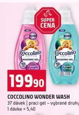 Terno COCCOLINO WONDER WASH 37 dávek prací gel vybrané druhy nabídka
