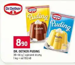Terno DR. OETKER PUDING 38-46 g vybrané druhy nabídka