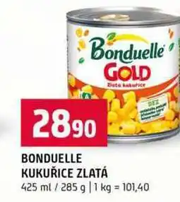 Terno BONDUELLE KUKUŘICE ZLATÁ 425 ml 285 g nabídka