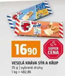 Terno VESELÁ KRÁVA SÝR A KŘUP 35 g vybrané druhy nabídka