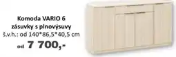 Jamall Komoda VARIO 6 zásuvky s plnovýsuvy nabídka