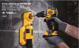 Uni Hobby DeWalt vrtačka příklepová aku DCD706D2-QW nabídka