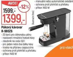 Globus Pákový kávovar R-98026 nabídka