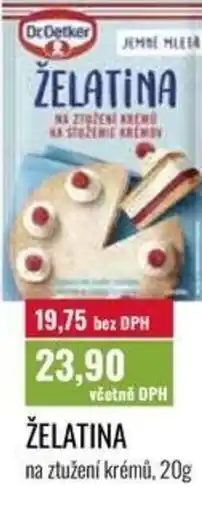 Ratio Dr.Oetker Želatina nabídka