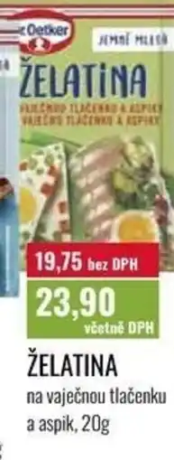 Ratio Dr.Oetker Želatina nabídka