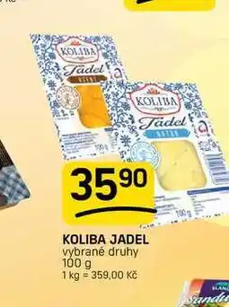 Flop KOLIBA JADEL vybrané druhy nabídka