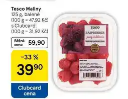 Tesco Tesco Maliny, 125 g, balené nabídka