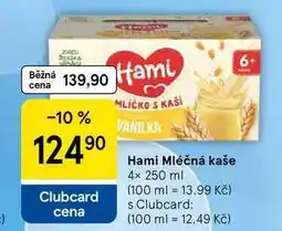 Tesco Hami Mléčná kaše nabídka