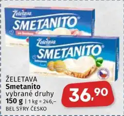 Coop Želetava Smetanito nabídka
