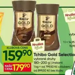 Hruška Tchibo Gold Selection nabídka