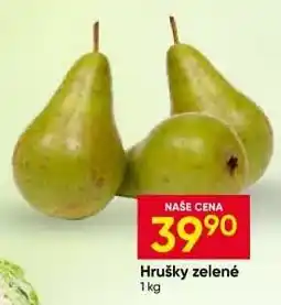 Hruška Hrušky zelené nabídka