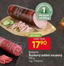 Hruška Krásno Šunkový salám zauzený nabídka