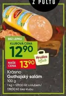 Hruška Krásno Gothajský salám nabídka