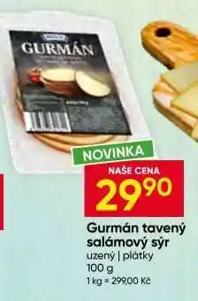 Hruška Gurmán tavený salámový sýr nabídka