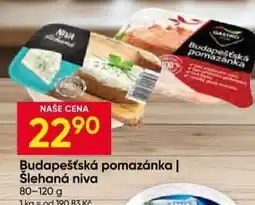 Hruška Budapešťská pomazánka | Šlehaná niva nabídka