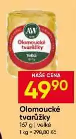 Hruška Olomoucké tvarůžky nabídka