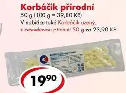 CBA Korbáčik přírodní nabídka