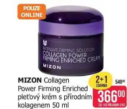 Teta MIZON Collagen Power Firming Enriched pleťový krém s přírodním kolagenem nabídka