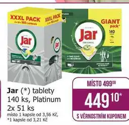 Teta Jar tablety do myčky 140 ks nabídka