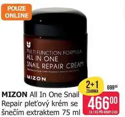 Teta MIZON All In One Snail Repair pleťový krém se Šnečím extraktem nabídka