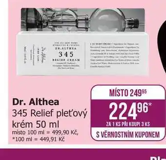 Dr. Althea 345 Relief plet'ový krém