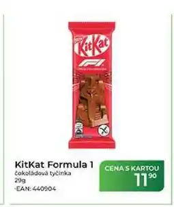 Tamda Foods KitKat Formula 1 čokoládová tyčinka nabídka